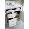 James Martin Vanities Bristol 36in Single Vanity, Bright White w/ 3 CM Carrara Marble Top 157-V36-BW-3CAR - alternate 3